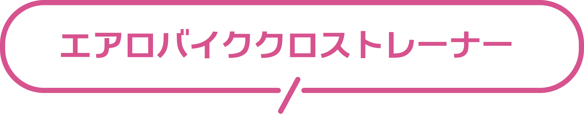 エアロバイククロストレーナー